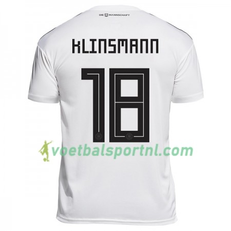 Duitsland Klinsmann 18 Thuis Shirt WK voetbal 2018
